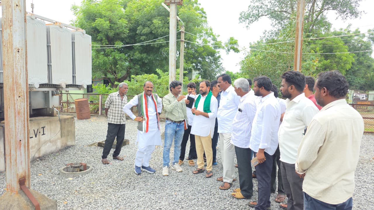 పెద్దగోపతి సబ్‌స్టేషన్‌ను సందర్శించిన ఎమ్మెల్యే రాందాస్ నాయక్..!