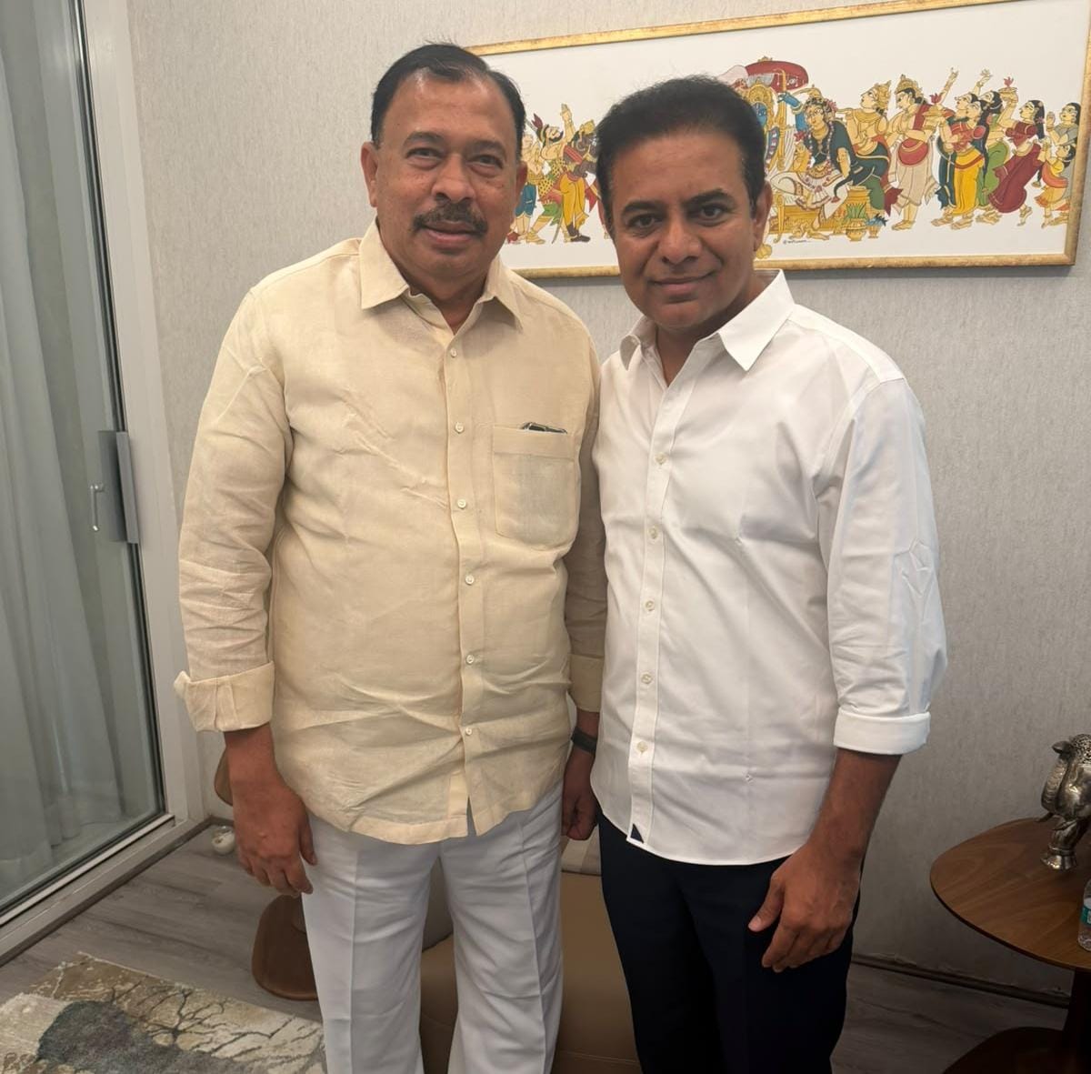 ఎమ్మెల్సీ ఎన్నికలపై కేటీఆర్‌తో చర్చించిన శ్రీనివాస్ రెడ్డి