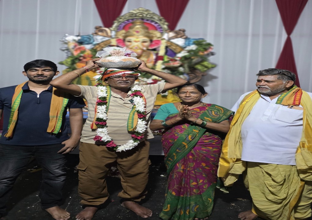 చింతగట్టులో రూ. 31,116 పలికిన వినాయక లడ్డు