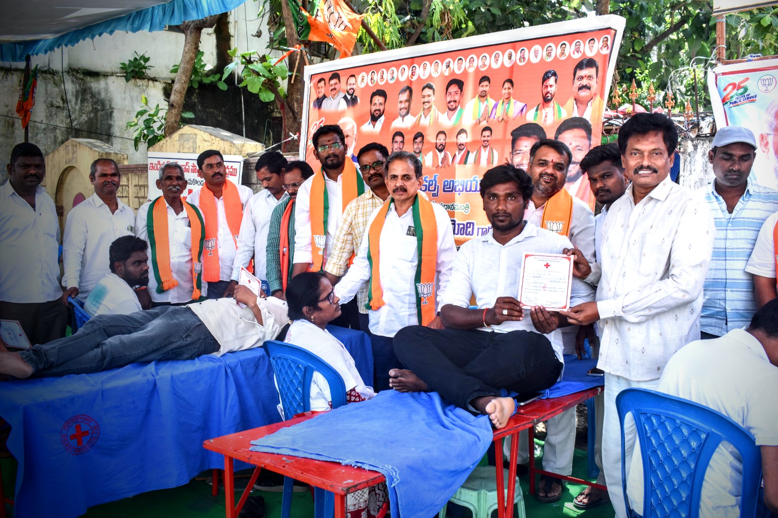 సేవా సంకల్ప్ అభియాన్‌లో మెగా రక్తదాన శిబిరం