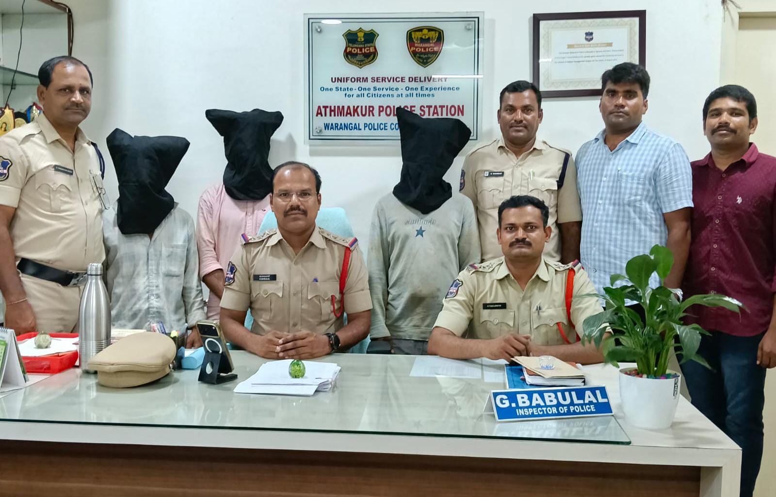 ఆత్మకూర్ లో 91 కిలోల గంజాయి పట్టివేత ముగ్గురు అరెస్ట్ విలువ రూ.45 లక్షలు