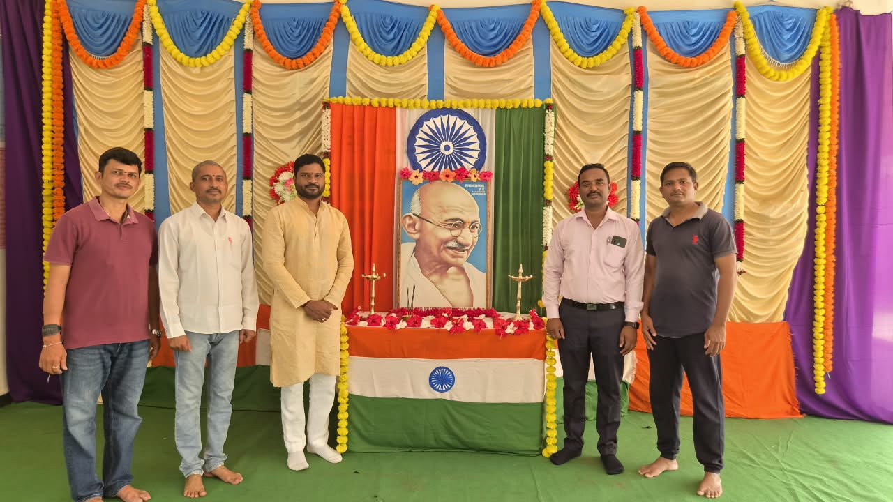 ఎంజెపిలో ఘనంగా గాంధీజీ జయంతి వేడుకలు