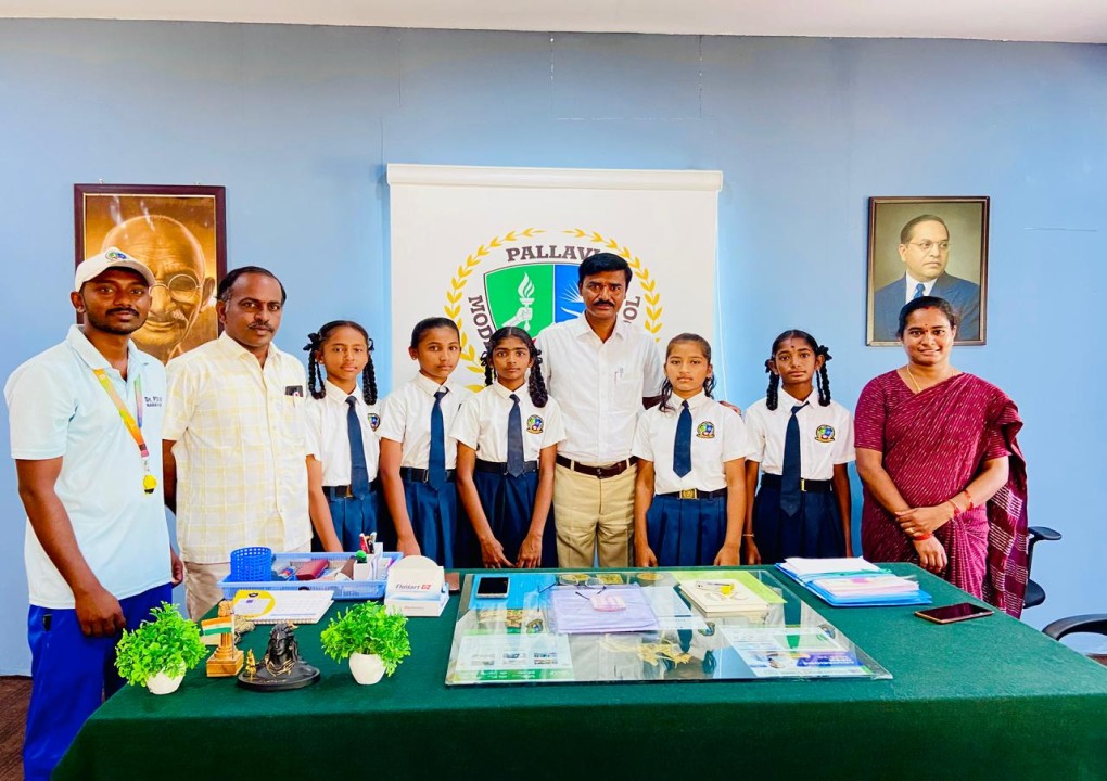 రాష్ట్రస్థాయి క్రీడల్లో సత్తా చాటేందుకు సిద్ధమైన పల్లవి హైస్కూల్ విద్యార్థినులు