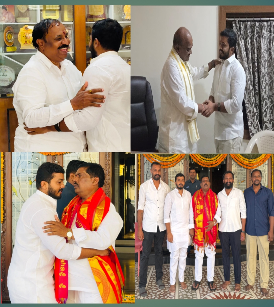 పటాన్‌చెరులో ప్రముఖులను కలిసిన మాద్రి పృథ్వీరాజ్